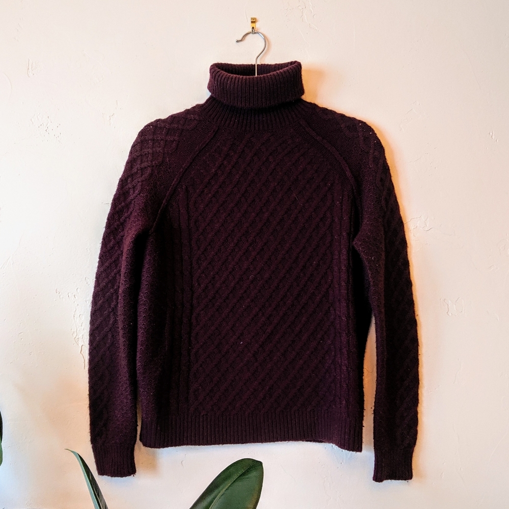 EUC Vince Wool Cableknit Sweater
